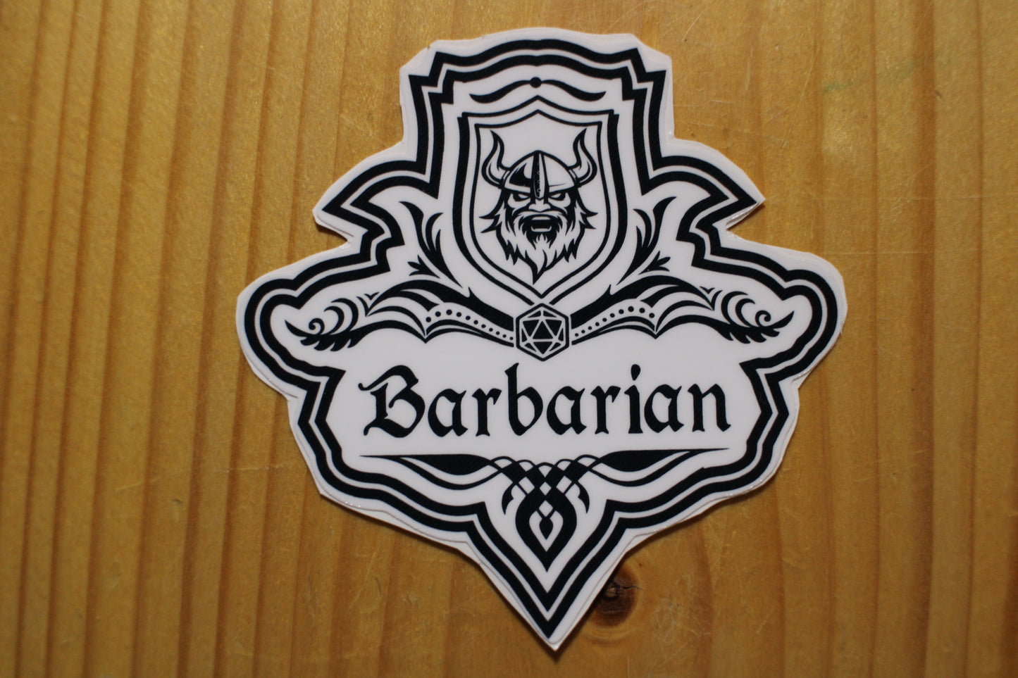 RPG Class Sticker Barbarian Sticker| RPG|D&D| TTRPG