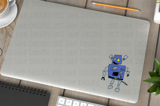 Beep Beep Robot Sticker| GT Creations Collection