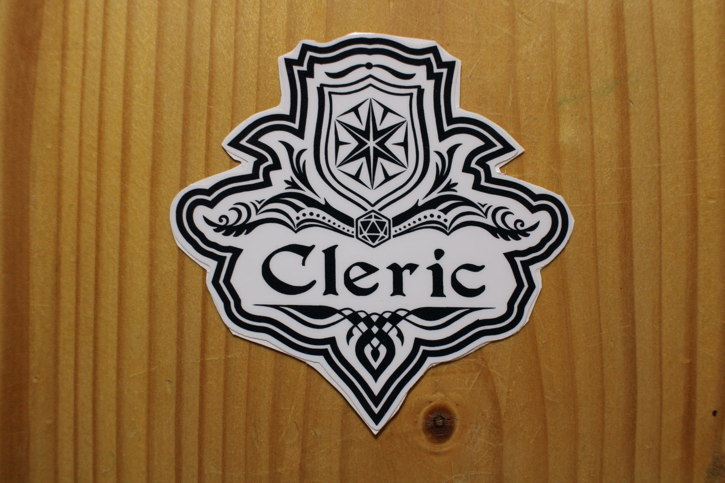 RPG Class Sticker Cleric Sticker| D&D| TTRPG|RPG