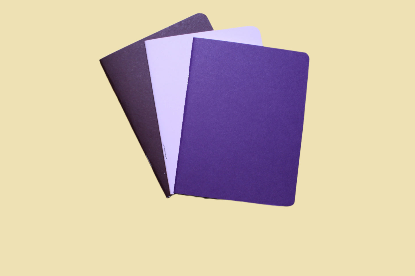 Pocket Notebook| Colorful Memo book| Line Free Notebook Set Purples