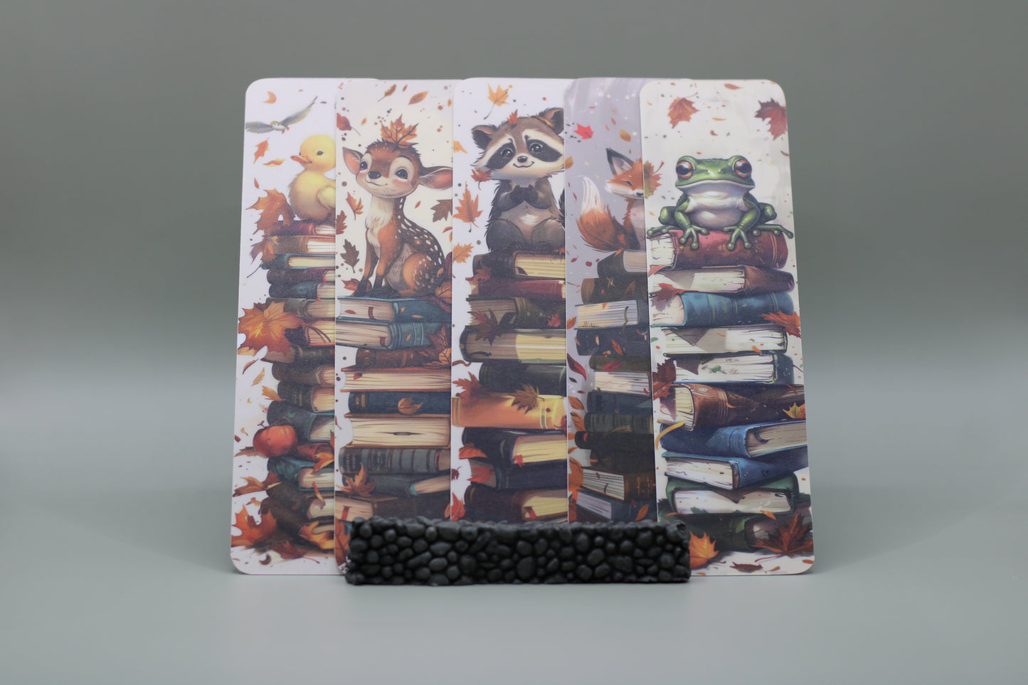 Cute Bookish Animals Bookmark Set