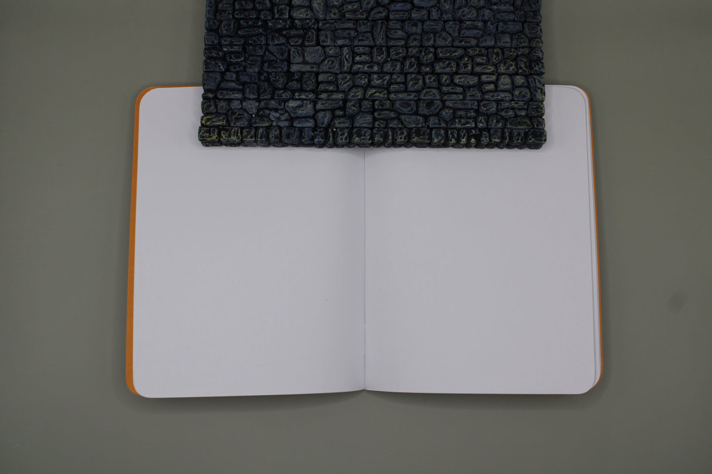 Orange Pocket Notebook| Memo book| Line Free Notebook