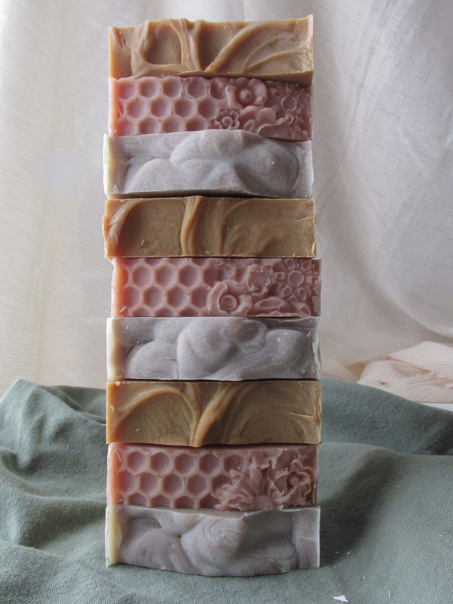 Wildflowers Soap – Natural Handmade Floral Bar | Raw Honey Soap | Palm-Free Artisan Soap | Small Batch Skin Care | 4 oz