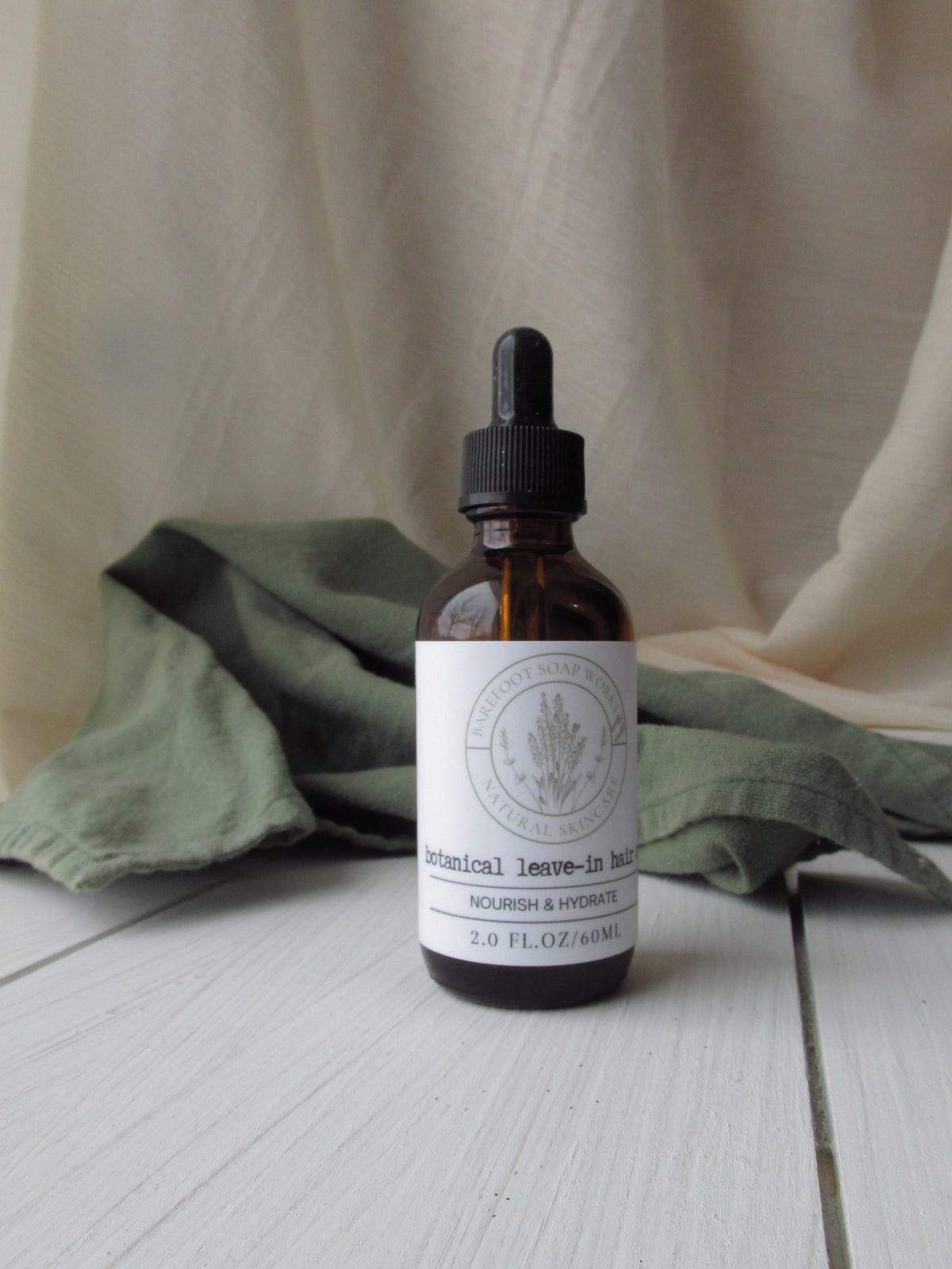 Botanical Leave-In Hair Oil Argan, Jojoba & Castor Oil Hair Serum