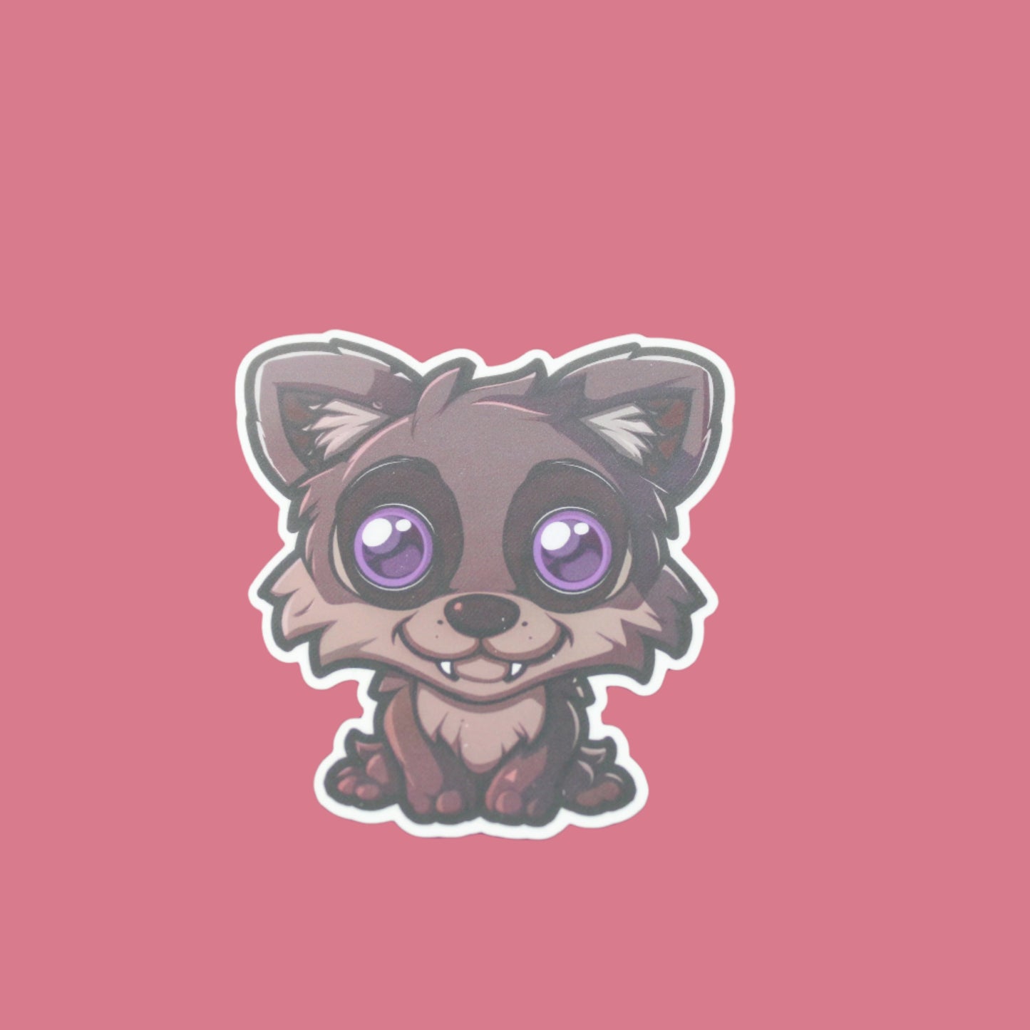 Baby Werewolf Cute Cryptid Waterproof Vinyl Sticker