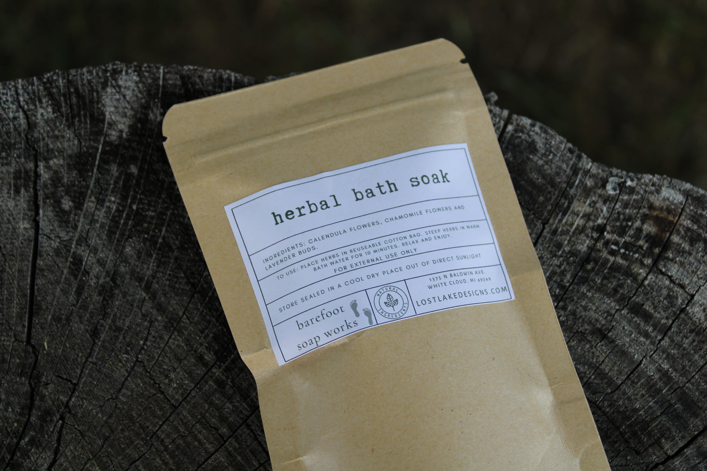 All Natural Herbal Bath Soak