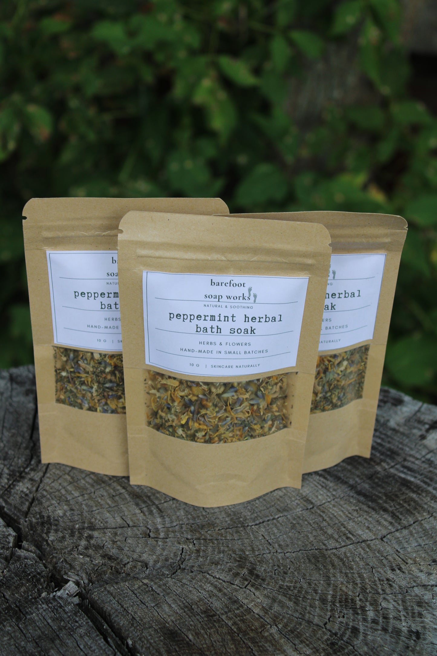 All Natural Peppermint Herbal Bath Soak