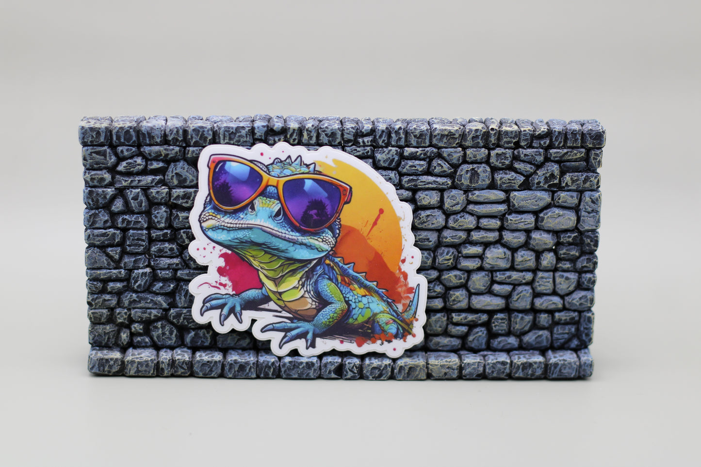 Relaxed Iguana| Cool Lizard Sticker| Reptile Sticker
