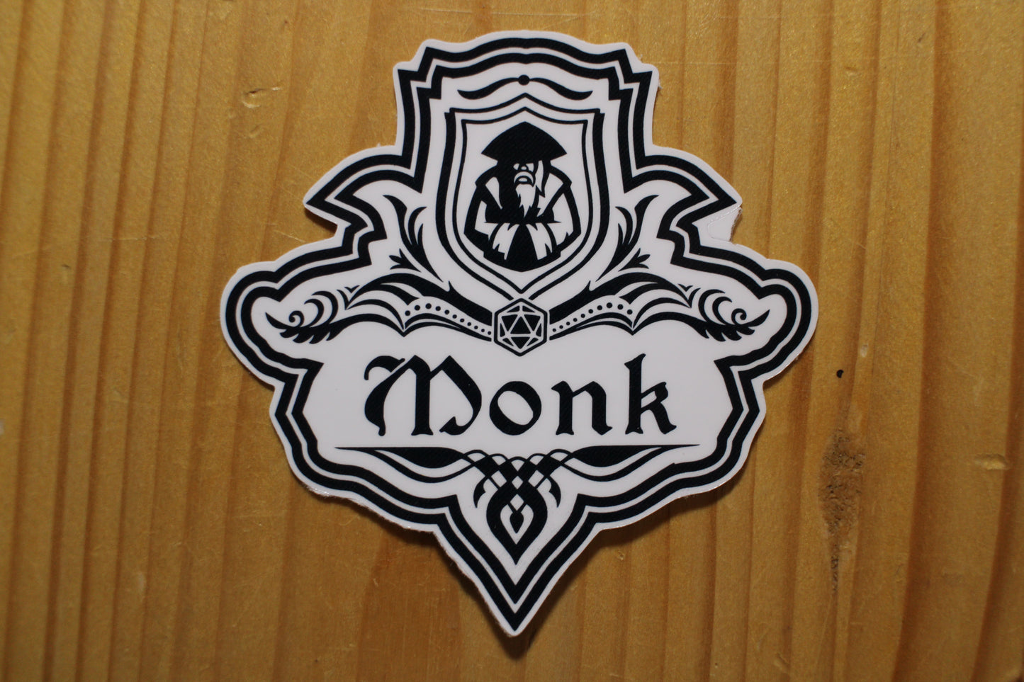 RPG Class Sticker Monk Sticker| TTRPG|D&D|RPG