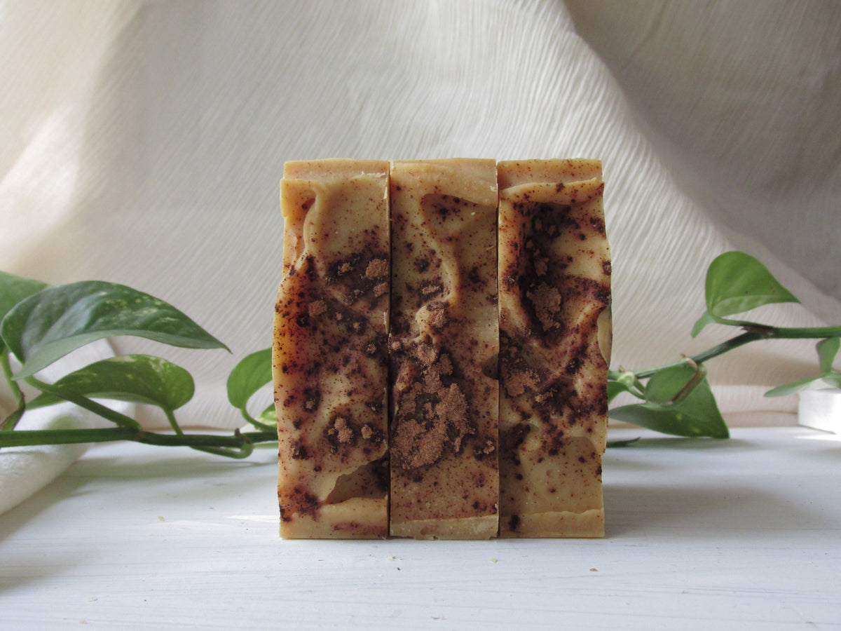 pumpkin + honey soap
