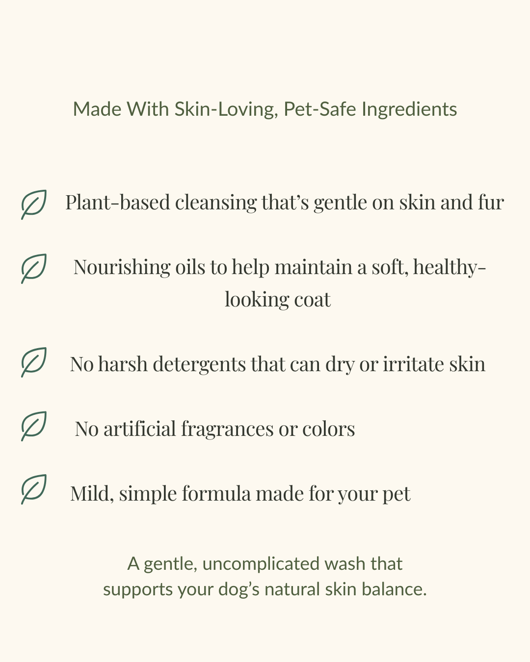 Natural Dog Shampoo for Sensitive Skin | Gentle Plant-Based Pet Wash | Puppy & Dog Shampoo – Bare Paws