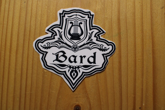 RPG Class Sticker Bard Sticker| RPG|D&D|TTRPG