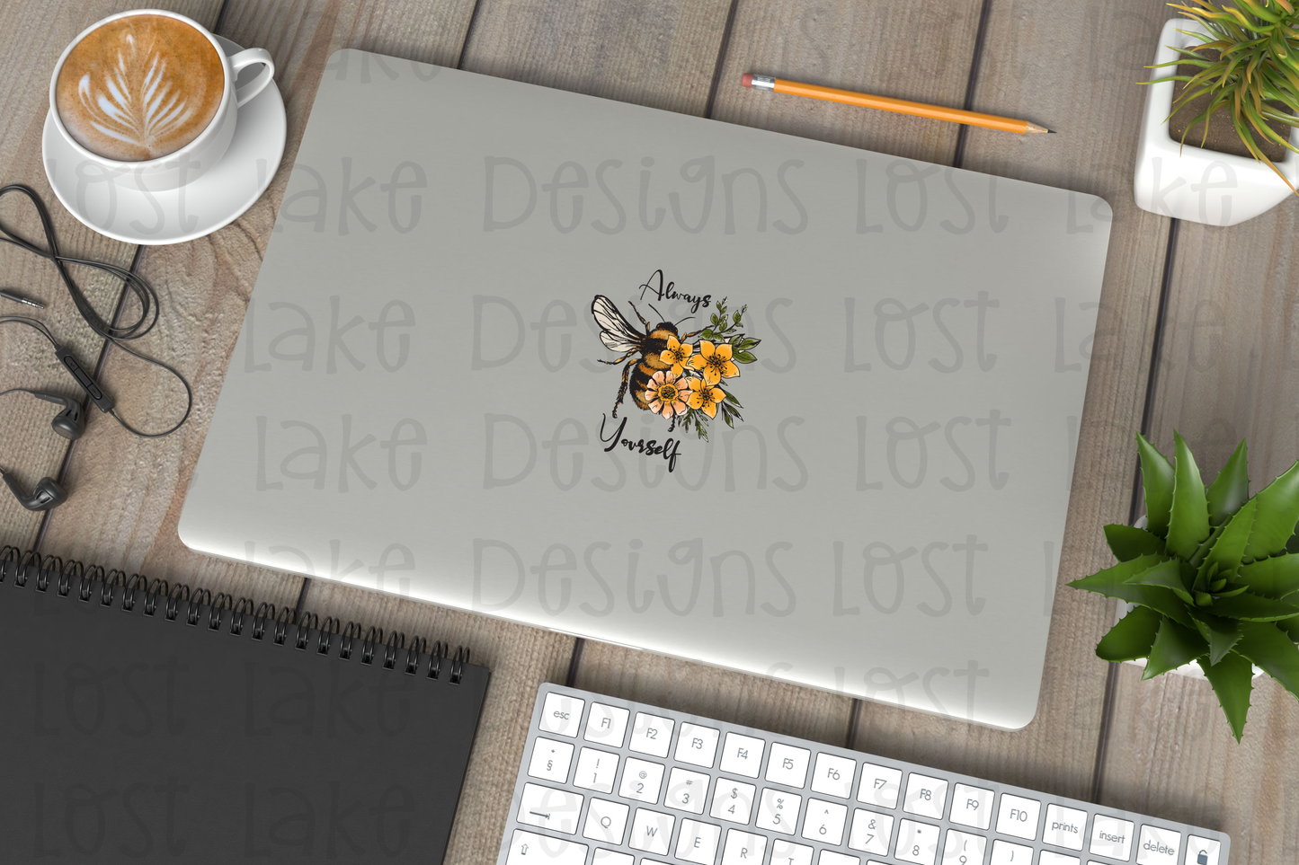 Always Bee Yourself Sticker Positivity Motivational Kindle