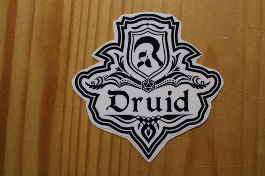 RPG Class Sticker Druid Sticker| D&D|RPG|TTRPG