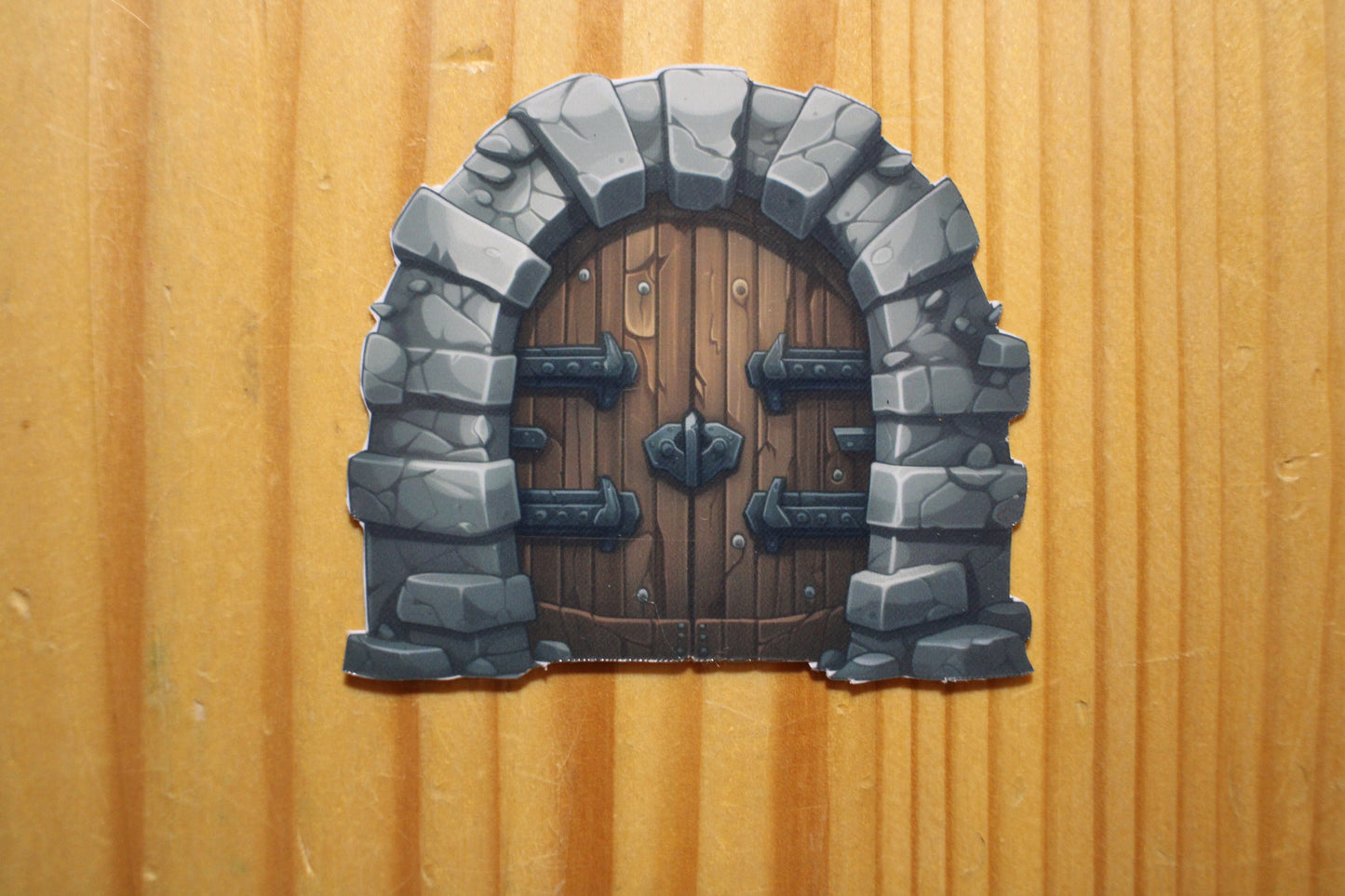 Dungeon Door Sticker| D&D Sticker| RPG Sticker| TTRPG