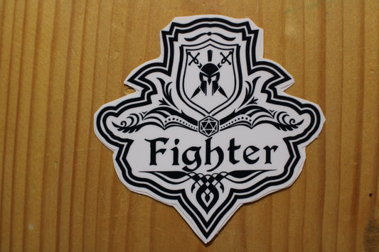 RPG Class Sticker Fighter Sticker| RPG|TTRPG|D&D