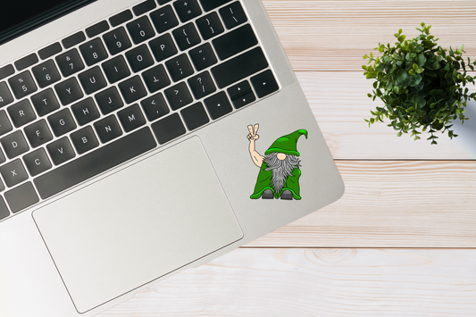 Peace Gnome Sticker