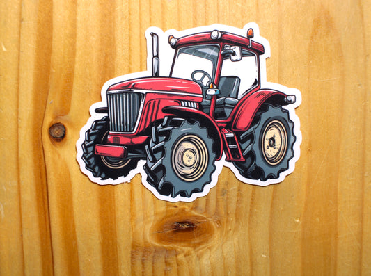 Red Tractor Sticker