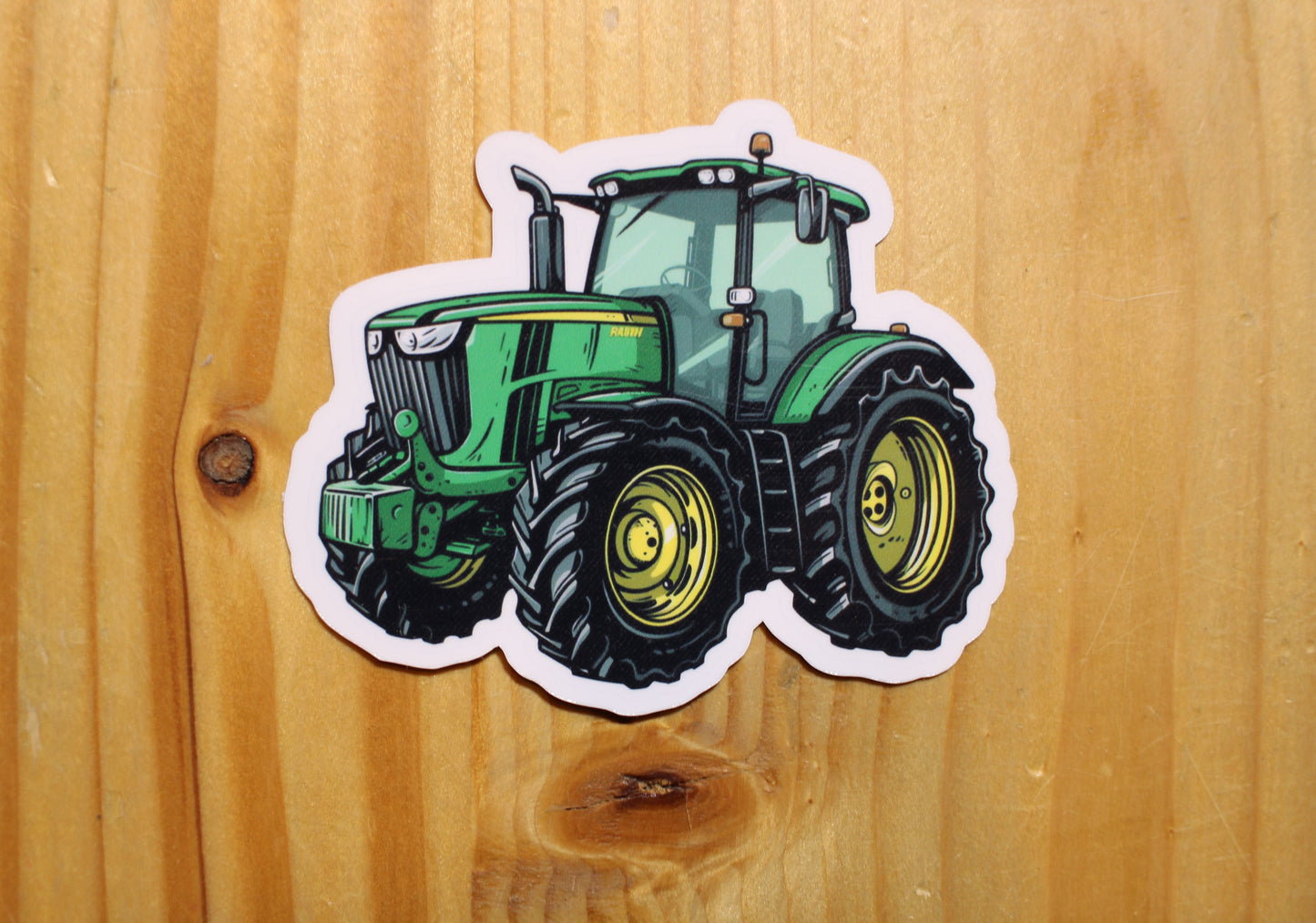 Green Tractor Sticker