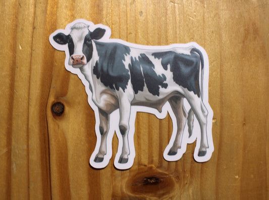 Standing Cow Sticker