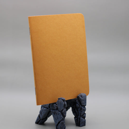 Orange Pocket Notebook| Memo book| Line Free Notebook