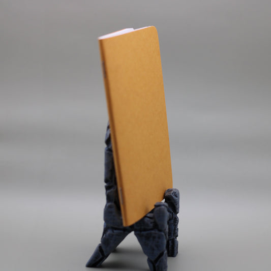 Orange Pocket Notebook| Memo book| Line Free Notebook
