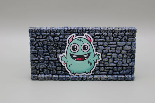 Not So Scary Green Monster Frank Sticker Waterproof Vinyl