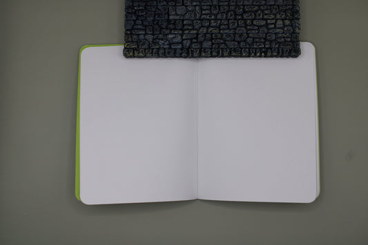 Green Pocket Notebook| Colorful Memo book| Line Free Notebook