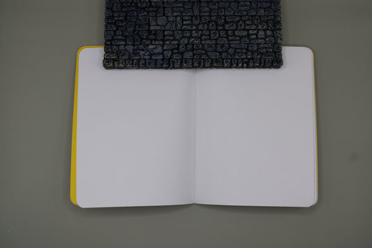Yellow Pocket Notebook| Memo book| Line Free Notebook