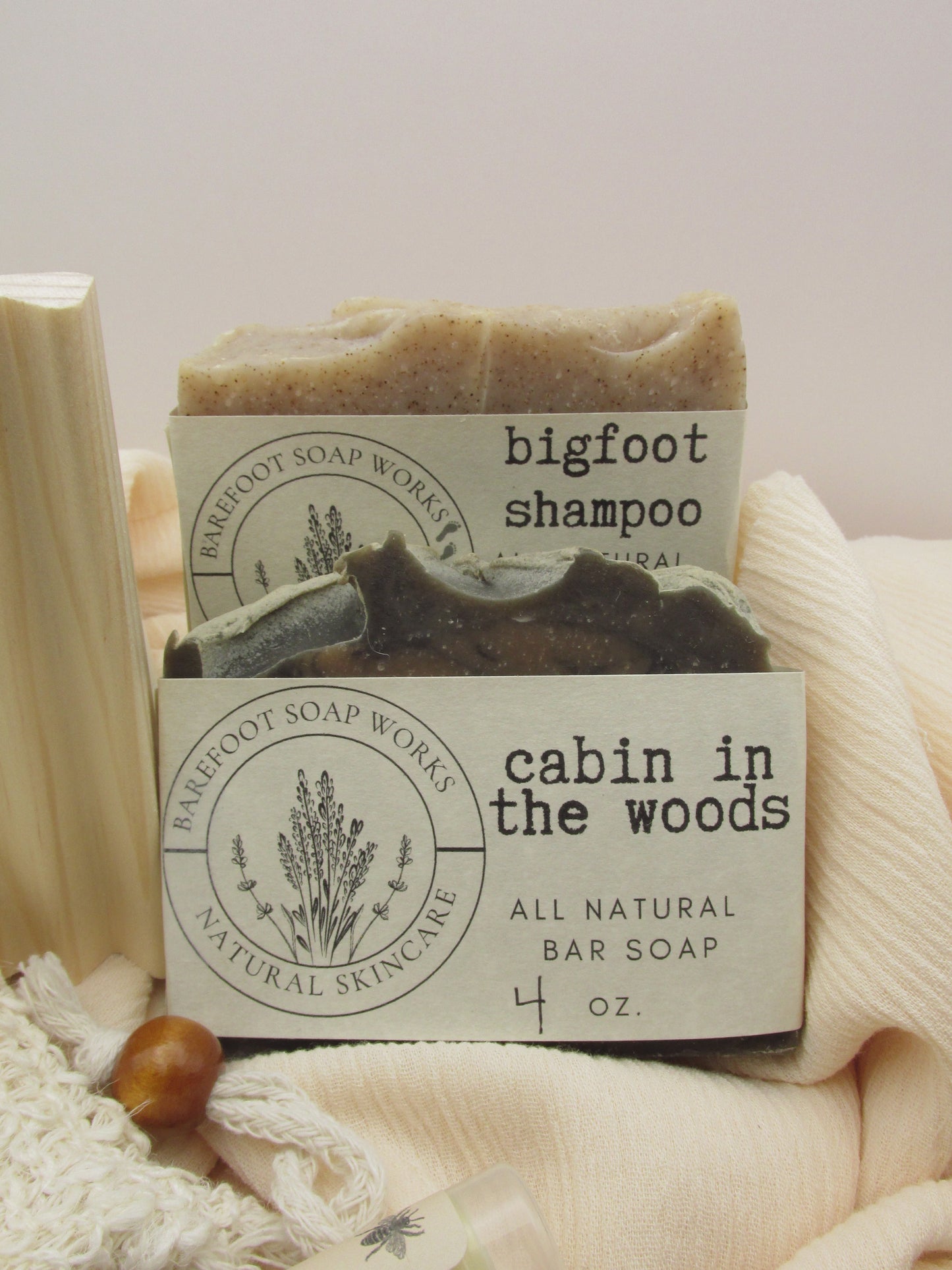 Woodland Gift Box for Men | Woodsy Natural Soap & Beard Oil Set | Rustic Self Care Gift | Forest Inspired Grooming Kit