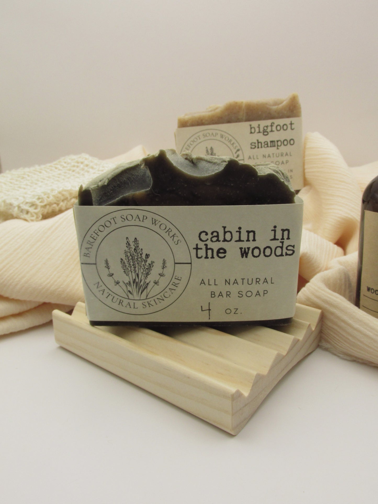 Woodland Gift Box for Men | Woodsy Natural Soap & Beard Oil Set | Rustic Self Care Gift | Forest Inspired Grooming Kit