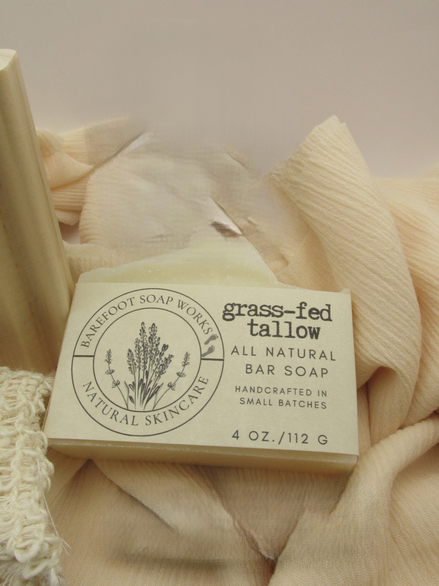 Grass Fed Tallow Skincare Gift Set | Natural Tallow Soap, Whipped Body Butter & Lip Balm | Traditional Nourishing Bath Gift