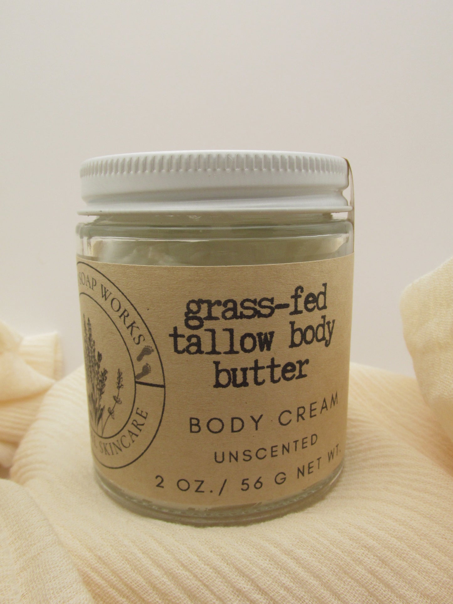 Grass Fed Tallow Skincare Gift Set | Natural Tallow Soap, Whipped Body Butter & Lip Balm | Traditional Nourishing Bath Gift