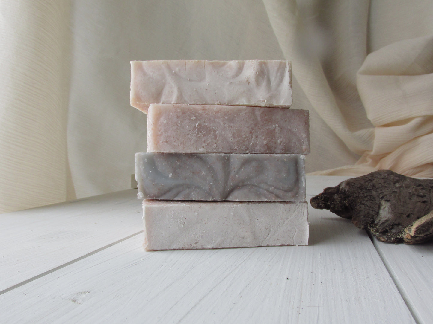 Spa Collection Soap Set | 4 Sea Salt Spa Bars | Natural Handmade Salt Soap Bundle | Self Care Gift Set