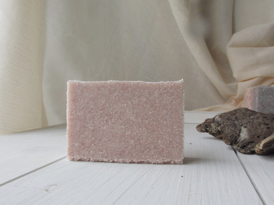 Relax Sea Salt Soap | Lavender Spa Bar with Brazilian Purple Clay | Handmade Natural Salt Soap | Palm-Free Artisan Soap