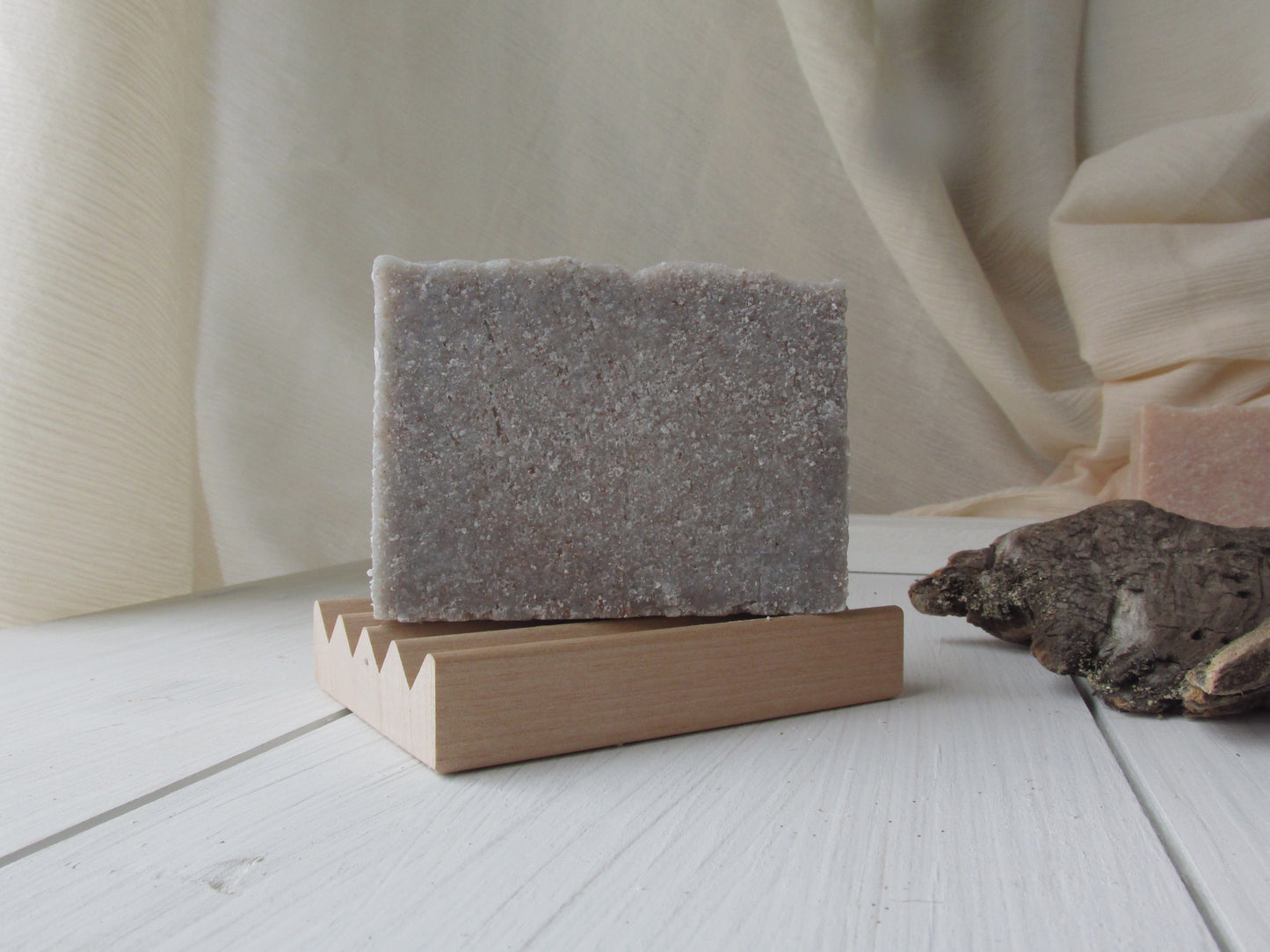 Refresh Sea Salt Soap | Peppermint Eucalyptus Spa Bar | Handmade Natural Salt Soap | Palm-Free Artisan Soap