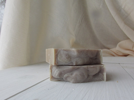 Lavender + Honey Soap | Natural Honey Soap Bar with Brazilian Purple Clay | Handmade Palm-Free Artisan Soap