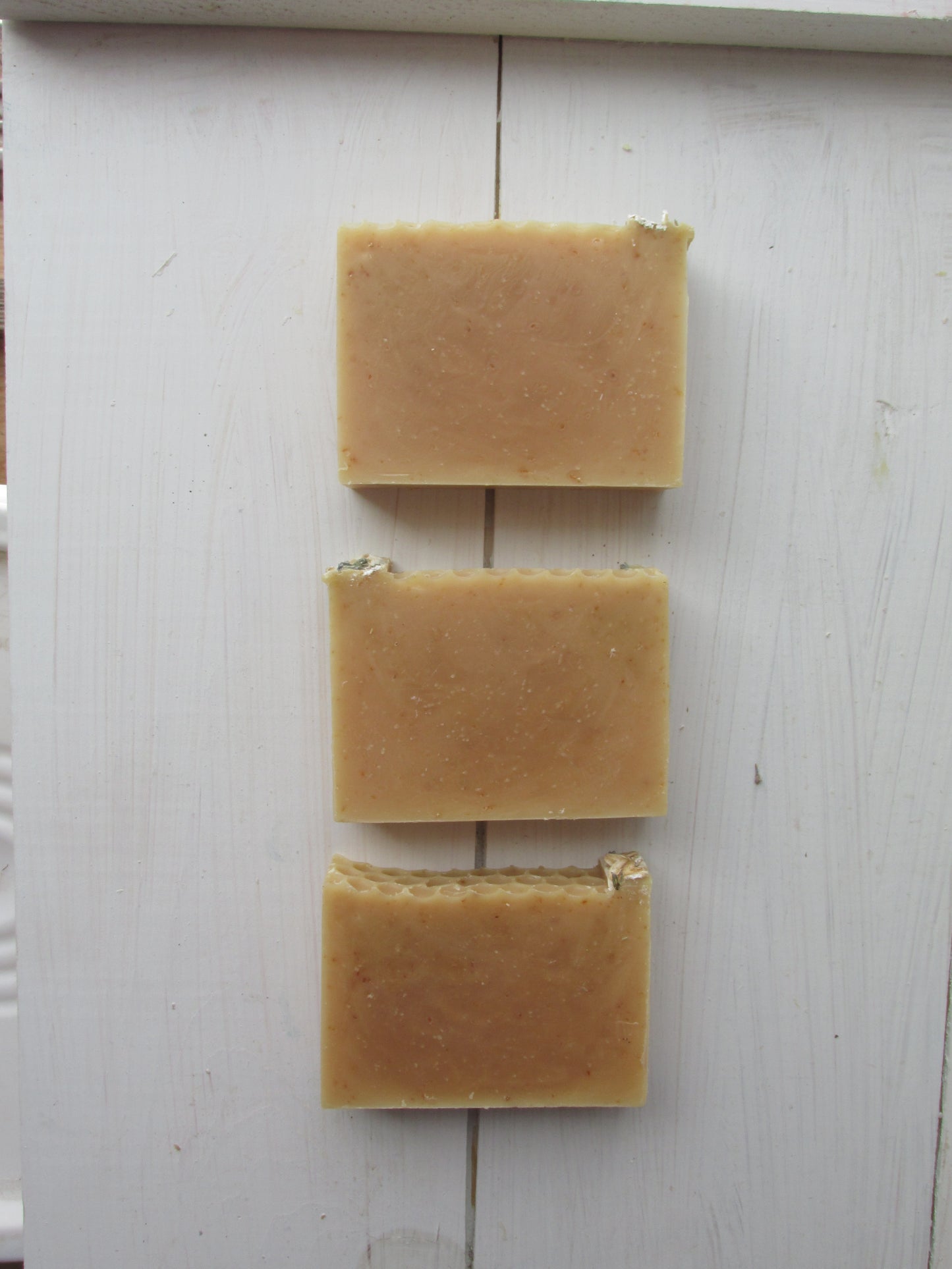 Sweet Lemon + Honey Goat Milk Soap | Natural Oatmeal Honey Bar | Handmade Soap with Bee Pollen & Lavender Buds