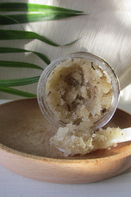 Lavender Breeze Sugar Scrub | Lavender Peppermint Exfoliating Body Scrub | Handmade Natural Sugar Scrub