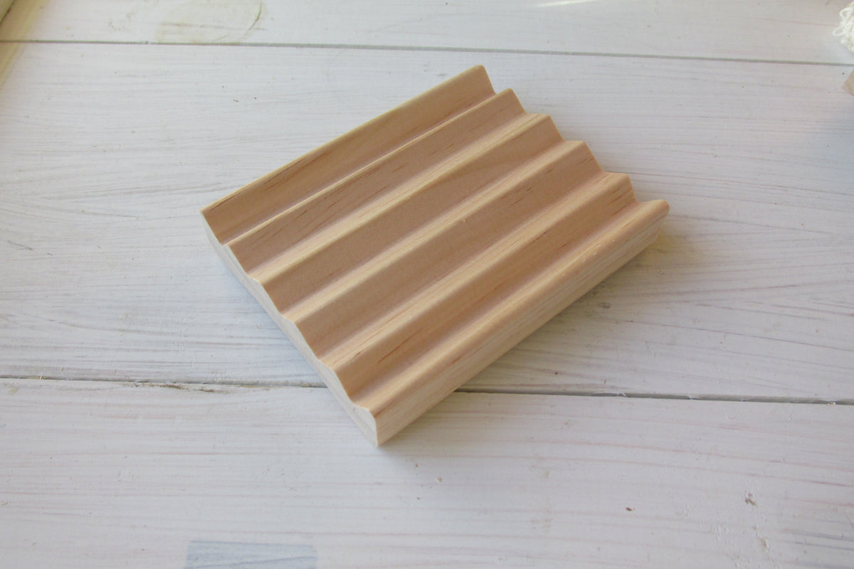 Pine Soap Dish | USA Made Wooden Soap Holder | Natural Soap Saver | Handmade Wood Soap Dish