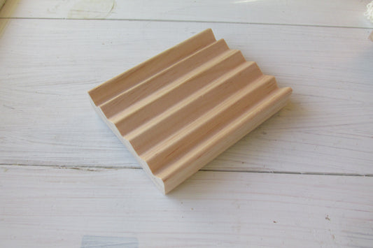 Pine Soap Dish | USA Made Wooden Soap Holder | Natural Soap Saver | Handmade Wood Soap Dish