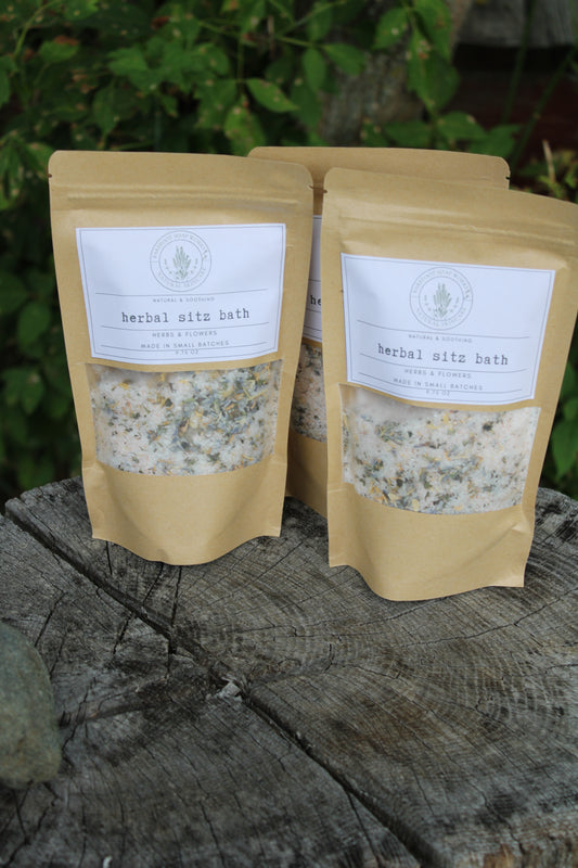 Natural Herbal Sitz Bath | Epsom Salt, Calendula & Lavender Comfort Soak