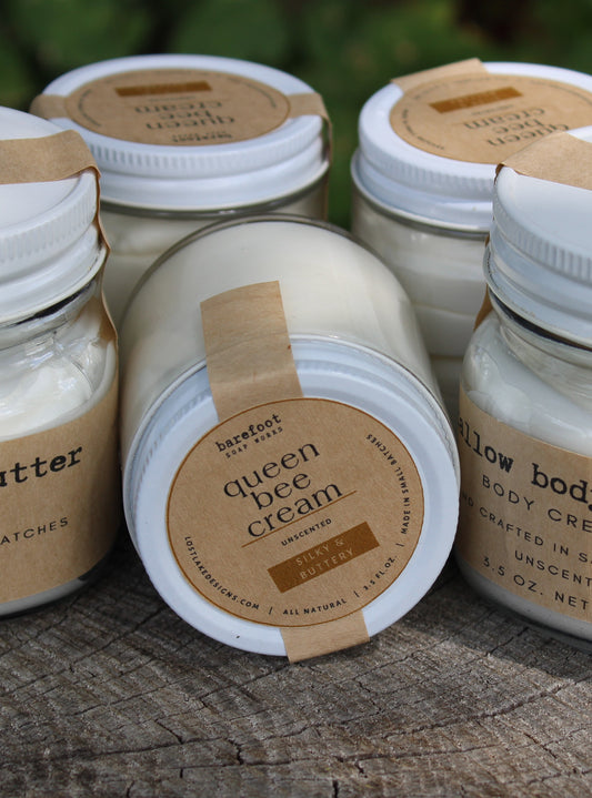 Queen Bee Cream | Luxury Face Cream with Shea Butter, Lanolin & Vitamin E | Natural Small-Batch Skincare