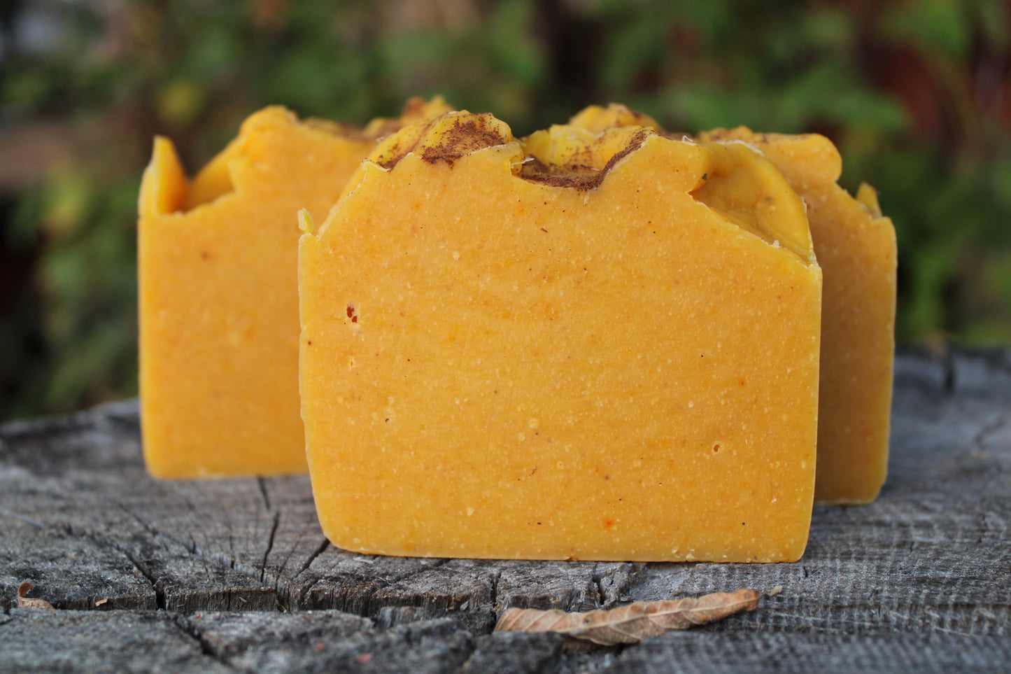 pumpkin + honey soap