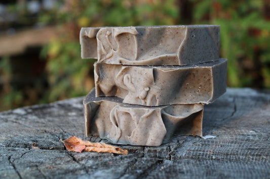 Grounded Natural Soap Bar – Earthy Artisan Soap with Coconut Milk, Shea Butter & Essential Oils | Handmade Palm-Free Soap