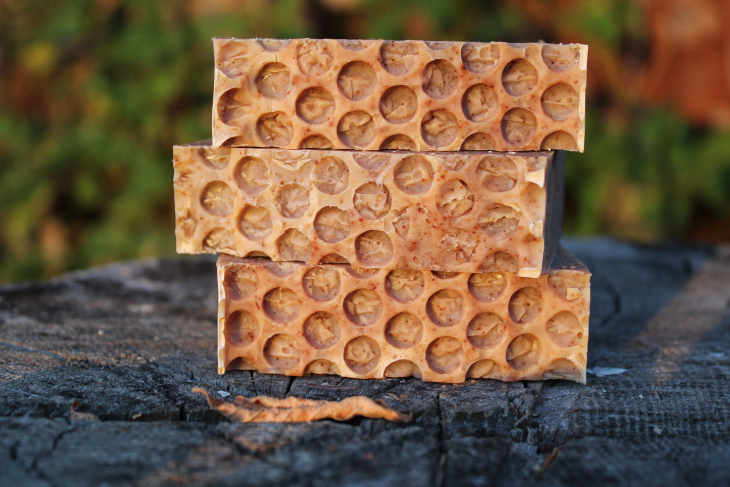 raw honey + spice soap