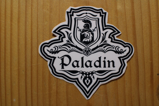 RPG Class Sticker Paladin Sticker |TTRPG|D&D|RPG