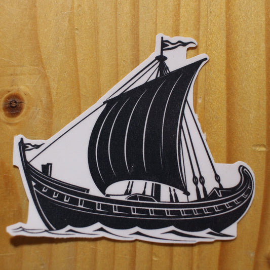Viking Ship Sticker