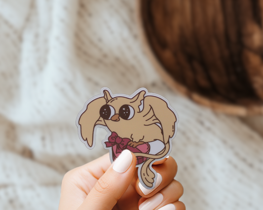 Cute Thunderbird Cryptid Heart Valentines Vinyl Sticker Gift